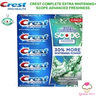 [Hoàn tiền 20%] Kem Đánh Răng Crest Complete Extra Whitening + Scope Advanced Freshness Mỹ- Hộp 232g