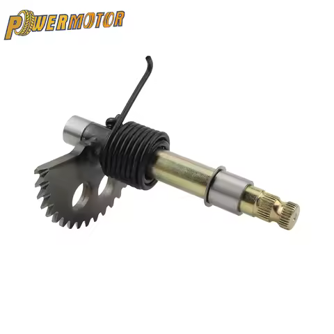 Motorcycle Starting Shaft With Spring 129mm For GY6 125cc 150cc 152QMI 157QMJ Moped scooter ATV Univ