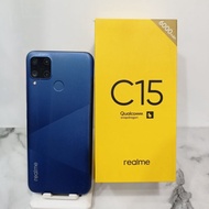 Realme C15 4128Gb 464Gb Handphone Second Seken Bekas Fullset Diskon