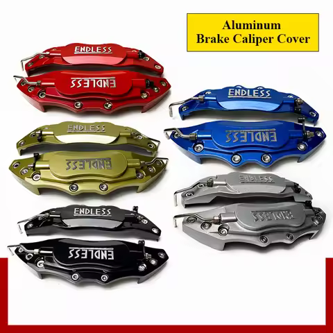 2Pcs Car Styling Aluminum Endless Brake Caliper Cover Car Accessories For BMW Mercedes Benz Audi VW 