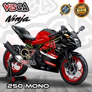 Decal Ninja 250RR Mono Full Body Stiker Ninja 250SL Striping Ninja 250 Sl Mono Dekal Ninja 250 Mono