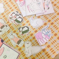 北極動物貼紙包