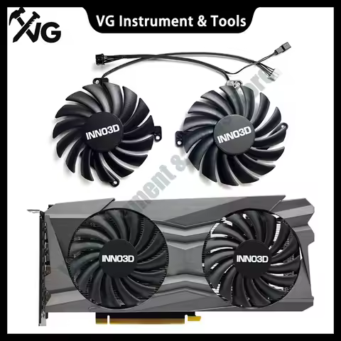 New For INNO3D GeForce RTX3050 3060 3060ti TWIN X2 OC Graphics Card Replacement Fan CF-12910S