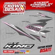 MX King 150 Sticker Striping Simple Design Variation Semifull Striping Yamaha MX King 150 Transparen