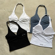 DFYNE New Style Brushed with Label Sports Yoga Fitness Atmosphere Beautiful Vest Women