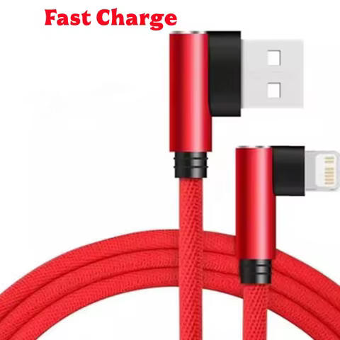 ANSEIP USB To Lighting Cable For Iphone 13 12 11 Pro XR XS MAX 5S 6 7 8 Plus iPad Mini Air 3 Data Sy
