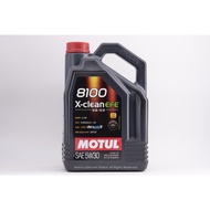 Motul 8100 X-Clean EFE 5W30 100% Synthetic 5 Litres COD Puchong/Ipoh RM300