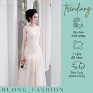Dress Sleeveless Van wave Huong fashion