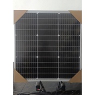 50Wp Solar Panel and Connector 2 pairs - 50W polycrystalline Solar Panel board