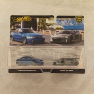 Hotwheels premium 3 pack Audi S4 Quattro & Audi R8 LMS