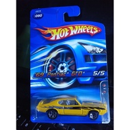 HOT WHEELS 69 PONTIAC GTO YELLOW TAMPO BLACK GRAY