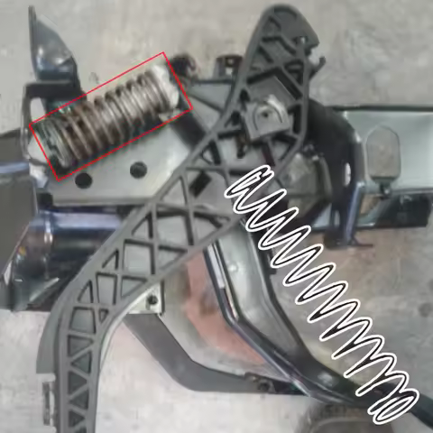 Car Clutch Pedal Return Spring Replacement For Seat Leon 1M 1P 1999 - 2012 Altea 5P Cordoba 6K Ibiza