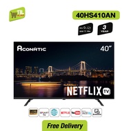 [ใหม่ล่าสุด New Netflix 2023] Aconatic TV 40 นิ้ว LED HD Netflix 5.3 40HS410AN