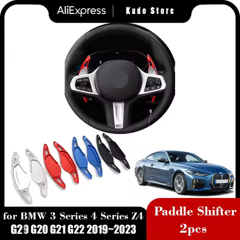 Aluminium Paddle Shifters for BMW 3 4 Series Z4 G29 G20 G21 G22 G23 G26 2019~2023 Wheel Extension St