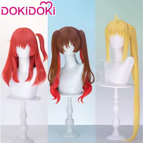 Ikuyo Kita Nijika Ijichi Otsuki Yuko Wig Anime Bocchi the Rock! DokiDoki Women 50cm Long Hair Free W