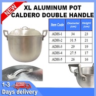 XL CALDERO / KALDERO BOILER  Double Handle High Quality ALUMINUM pot makapal (1pc)