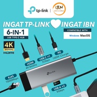 TP-Link USB Type-C 6-Port Hub UH6120C (6-in-1 Expansion) @ IBN