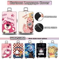 Bagasi Luggage Cover Elastic Suitcase Dustproof Cover 18-32inch Anti Scratch 行李箱保護套 Cartoon