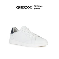 GEOX รองเท้าผ้าใบผู้ชาย รุ่น U KENNET - WHITE SS24 (U456FBC1000M_U4WTXX)