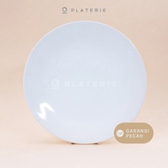Bft-74 PLATERIE Ceramic Dinner Plate 10.5 Inch Ms White Gloss WH7