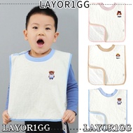 LAYOR1GG Baby Towel Bib, Cartoon Pattern Coral Velvet Baby Neck Towel,  Protective Barrier Soft Touc