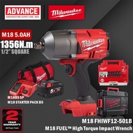 MILWAUKEE M18 FHIWF12 | FHIWF12-501B M18 FUEL™ 1/2" High Torque Impact Wrench 1356Nm