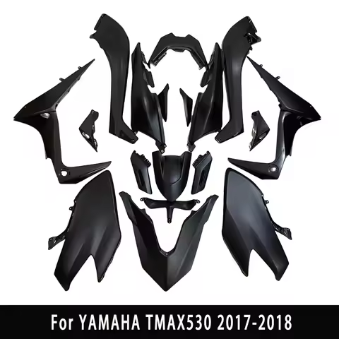 For YAMAHA TMAX 530 TMAX-530 TMAX530 2017 2018 Injection Bodywork Matte Black New ABS Motorcycle Who