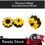 Ready stock Mecanum wheel Mecanum Wheel Set (Right and Left) for TT Motoromnidirectional wheel 48mm 
