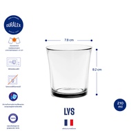 แก้วน้ำ Lys 210 ml กาแฟ Duralex Lys Tumbler (1 ใบ)