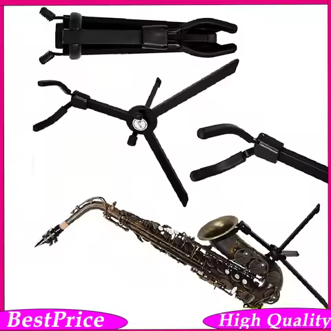 Alto Saxophone Stand Aluminum Alloy Flat Support Folding Stand Alto Sax Stand Professional Woodwind 