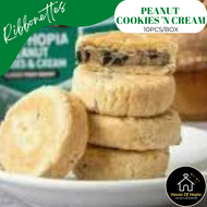 TIPAS HOPIA PEANUT COOKIES N CREAM- 10PCS PER BOX FRESHLY BAKED FROM THE BAKERY