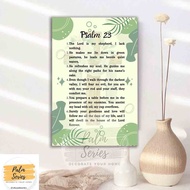 92- 20x30cm Wooden Poster PSALM 23 Christian Wall Decoration MAZMUR 23 Home Walldecor
