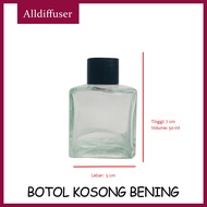 [ALLDIFFUSER] Botol Kaca  Reed Diffuser 50ml-100 Tutup/botol reed diffuser (TERMURAH)