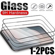 1-2Pcs Tempered Glass Film For HTC Wildfire E E1 E2 E3 E5 X plus star Play lite Black Edged Anti Pri
