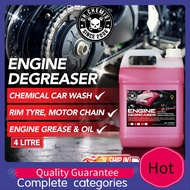 Ride Ready Store Engine Degreaser Chemical 4KG Alkaline Degreaser Rim Wash Chain Cleaner Bike Cleaner Oil Degreaser Car Care Oil Cleaner