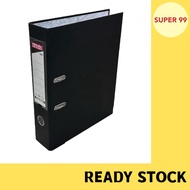 KIDARIO Lever Arch File / Ring File + Index Divider / Fail Kulit Keras (3" Inch)