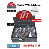 NAIL CLIPPER 777 ORIGINAL KOREA CT-118 / THREE SEVEN NAIL CLIPPER 1 BOX (CONTENTS 12)