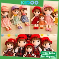 Kidoo Girls Doll Plush Toys Plushie Soft Toys Birthday Gift Princess Anak Patung Cute Barbie Doll St