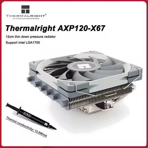 Thermalright AXP120-X67 67mm Thin Pure Copper Push Down CPU Cooler Suitable For ITX Small A4 Case Fo