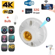 3Tech Mall กล้องขนาดเล็ก HD 1080P กล้องไร้สาย WiFi Spy ที่วางโคมไฟ E27กล้องรูเข็มที่ซ่อนอยู่เครื่องบ