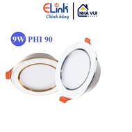 Elink Led Downlight Ceiling Light 9W phi 90 Silver Border, Gold Border - 100% GENUINE