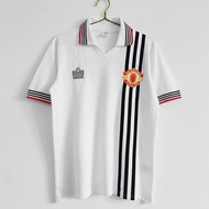 75/80 Mancheste United Away Retro Football Jersey Soccer Shirt S-XXL เสื้อบอลวินเทจ เสื้อฟุตบอลยุค90 เสื้อฟุตบอลย้อนยุค เสื้อแมนยูย้อนยุค