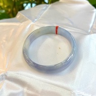 冰種 天然翡翠 緬甸 A玉 玉鐲 • 冰種紫羅蘭福鐲