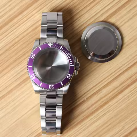 NH35 Watch Case 40MM Watch Accessories Stainless Steel Sapphire Crystal Waterproof For Seiko Movemen