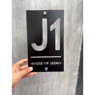 House Number/Minimalist House Number/ACP House Number/House Number Plate