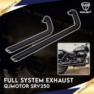 Full System Exhaust QJMotor SRV250 - by m2project.os