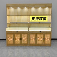 訂製 珠寶展示櫃 中式首飾玉器翡翠古玩展示櫃 木質玻璃展示櫃