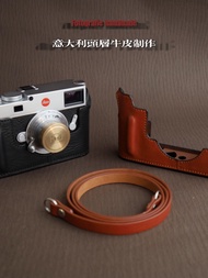 เคสหนังแท้สำหรับกล้อง Leica M11/M240/M10 แบบไร้ฝาปิด ดีไซน์เรียบง่าย ทนทาน ทนทานต่อการใช้งานทุกวัน