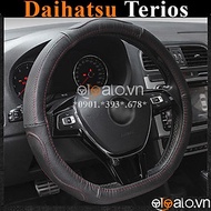 Bọc vô lăng D cut xe ô tô Daihatsu Terios volang Dcut da cao cấp - OTOALO - Da và cacbon
