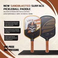 Selkirk Co-branded Boomstik Bread&Butter LOCO 2.0 Pickleball Paddle, Sandblasted Surface Pickleball 